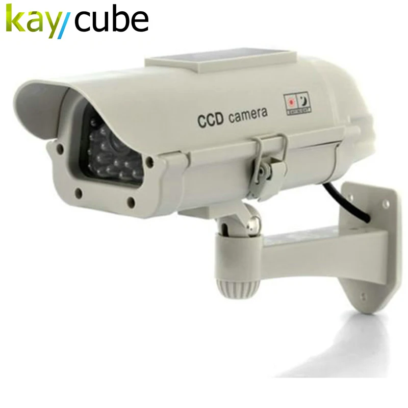 

Solar Powered /AA battery CCTV Dummy Camera Fake CCTV Security Camera Flashing LED Surveillance Wholesale Dropping