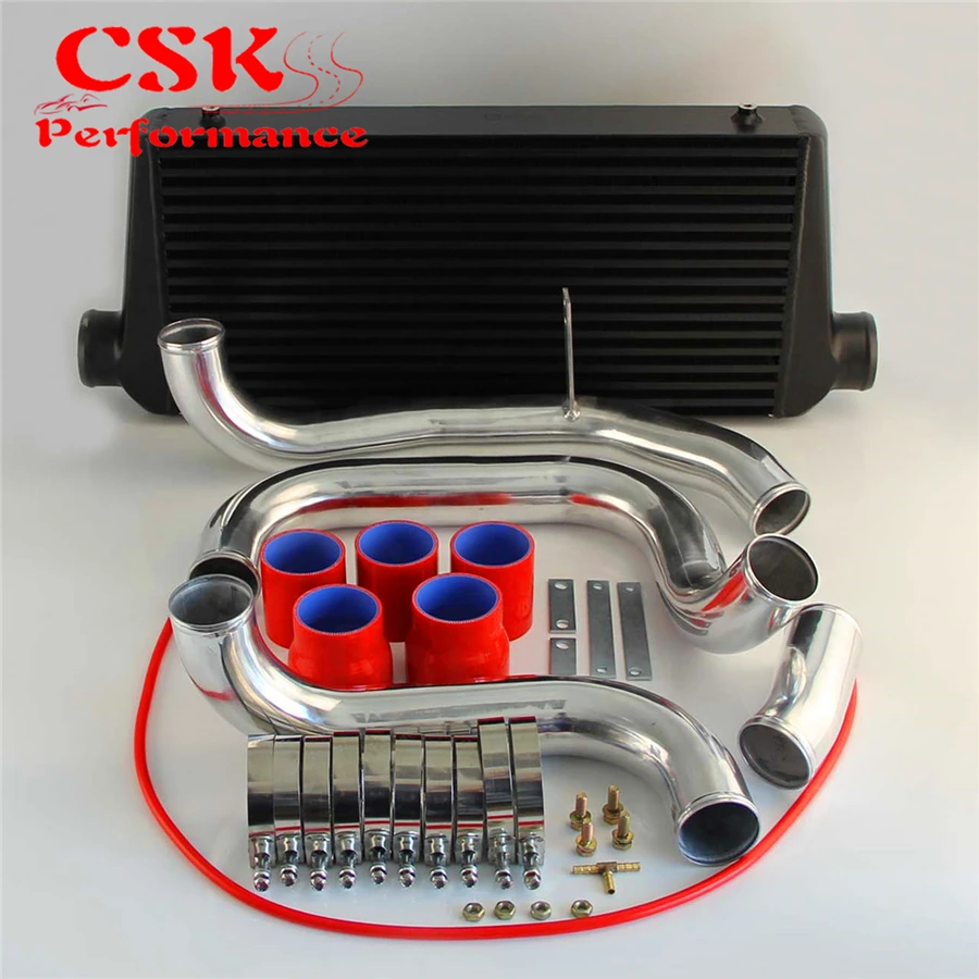 

FMIC Intercooler w/ Pipe Piping Kit For Nissan Skyline R32 R33 R34 GTST RB20 RB25DET 93-98 Blue / Black /Red