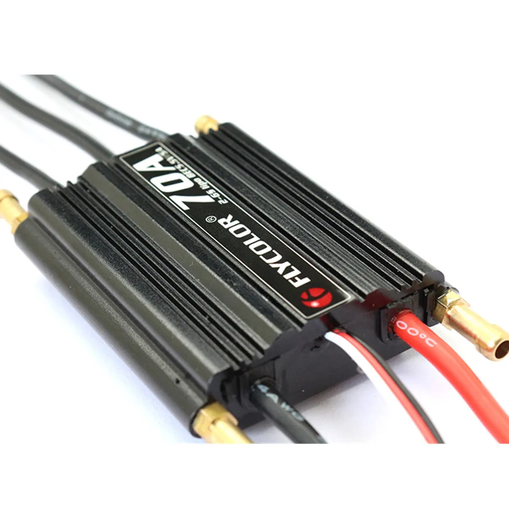 

HIINST Flycolor Waterproof 70A 2-6S Brushless ESC With BEC Speed Controll For RC Boat 19APR30 P35
