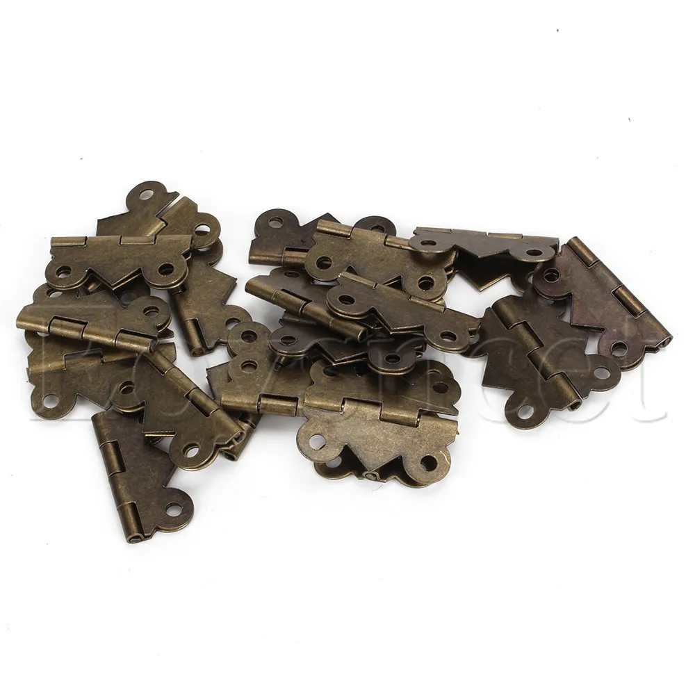 

20pcs Bronze Mini Butterfly Hinges Vintage M Size Jewelry Box DIY Repair
