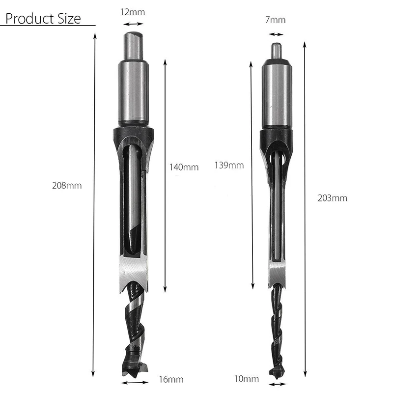 1 шт 6/810/16 мм квадратное отверстие-Пазовальный Станок сверло врезное долото DIY инструмент фреза для деревообработки