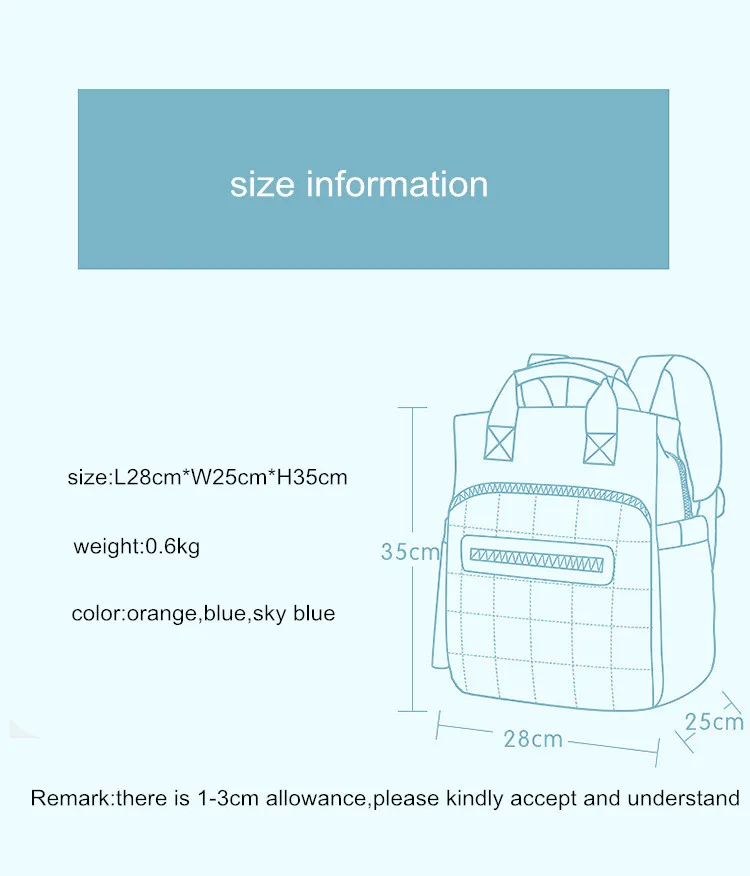 Подгузник сумка для беременных Детские сумка для детских вещей плечо мульти-функциональный модный водостойкий большой емкости рюкзак для