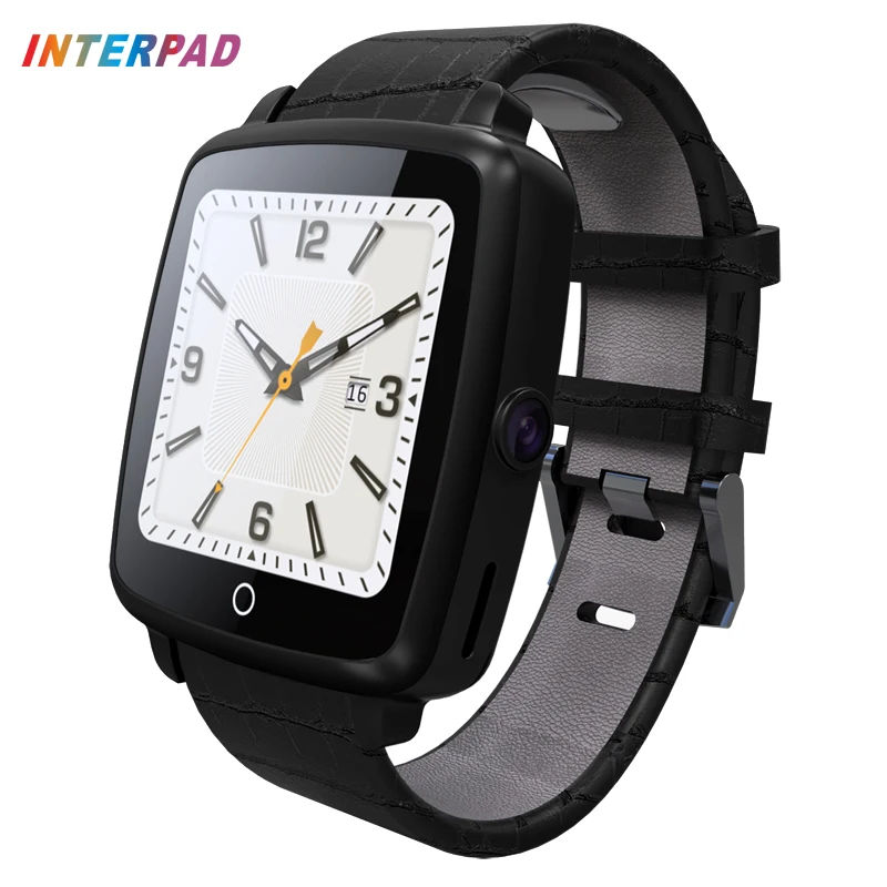

Interpad Bluetooth Smart Watch Telephone Call Clock Support Micro SIM Card Video Recording Wrist Watch For Samsung s7 edge Apple