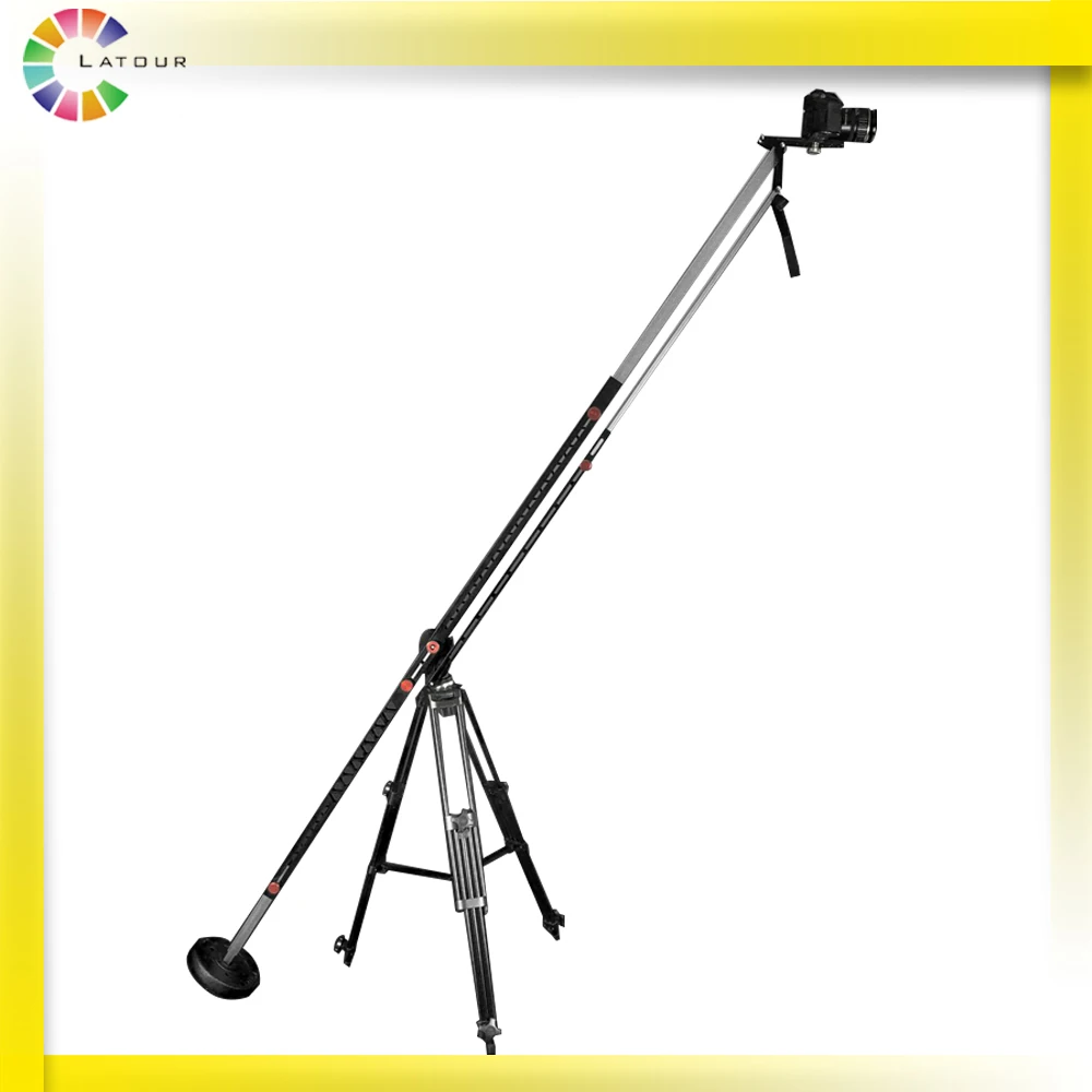 US $346.50 195cm Professional Extendable Photographic Portable Aluminum Camera Crane Jib For Pro DSLR