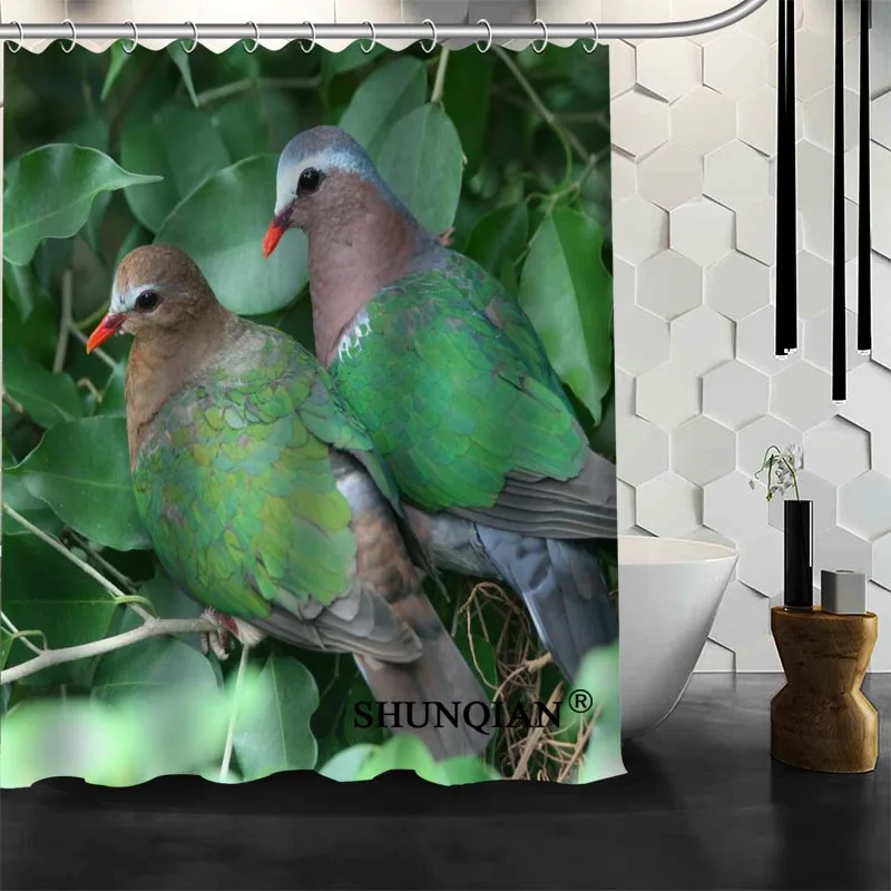 Shunqian Dove занавеска для душа 3D печать 12 крючков для ванной комнаты высокое качество полиэстер ткань занавес для ванной
