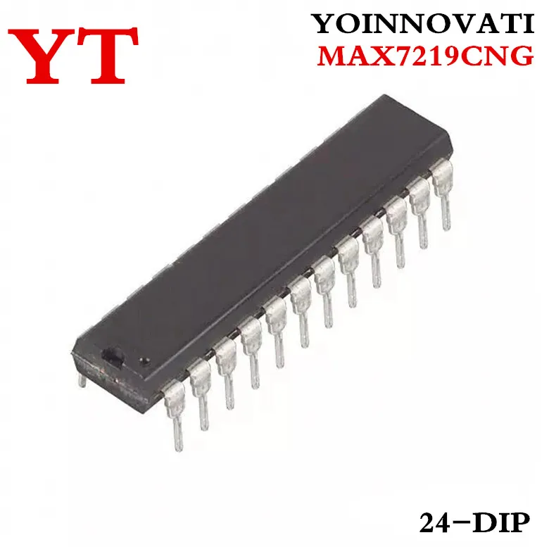 5 шт./лот MAX7219CNG 7219CNG 7219 24-DIP IC лучшего качества. | Электронные компоненты и