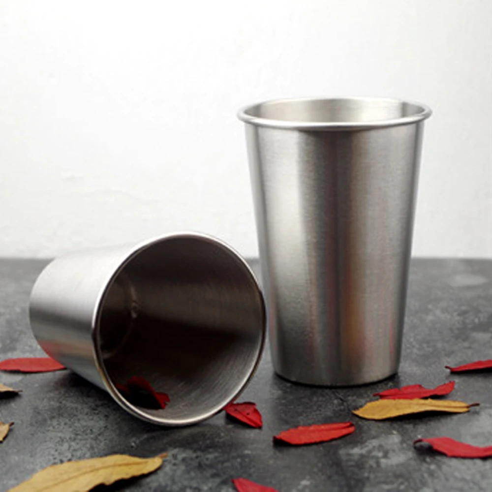 350500ml Stainless steel Cup for lovers Industrial Flamingo beer cold water toothbrush couple cup For CampingTravelHome Use (3)