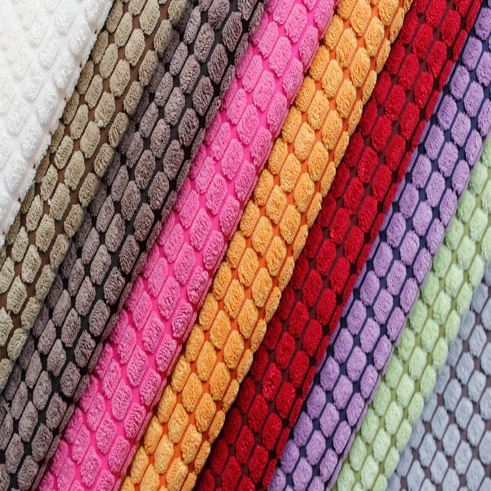 GGGGGO HOME,fashion dyed Corn grain style dobby corduroy fabric for cushion cover/sofa cover