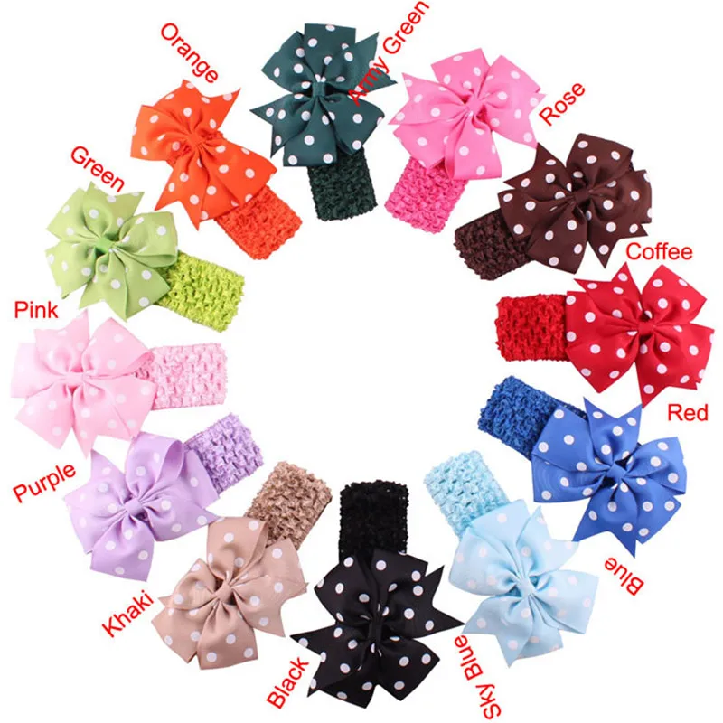 

Cute Baby Hair Accessories Babys Headbands Girls Headband Flower Head Wear Wave Bandeau Opaska Dla Dziewczynki Baby Headbands