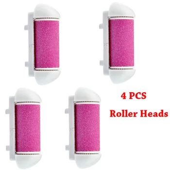 

CkeyiN 4 Pcs Roller Grinding Head Replacement for Feet Dead Skin Smoother Pedicure Exfoliating Heel Hard Dry Dead Cuticle Skin