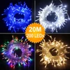 110V/220V Outdoor Home 20M 200 LEDS Fairy String Lights Christmas Party Wedding Holiday Decoration 8 Modes Garland Lights ► Photo 1/6