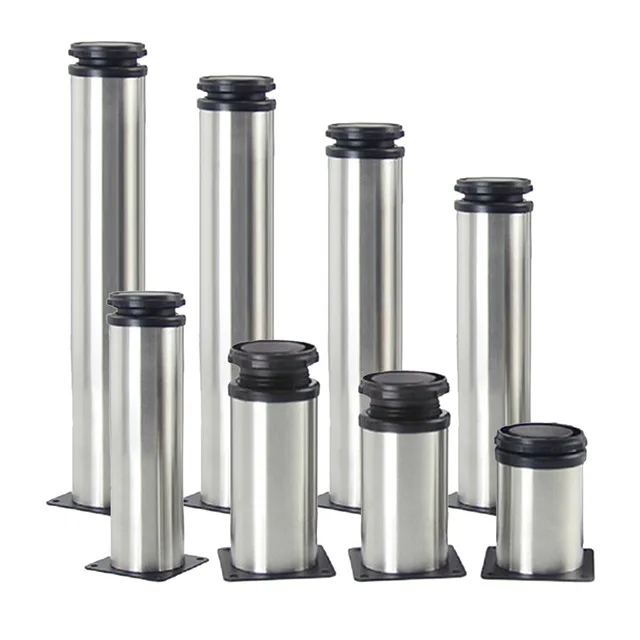 1pcs 5cm 35cm Furniture Adjustable Cabinet Legs Stainless Steel