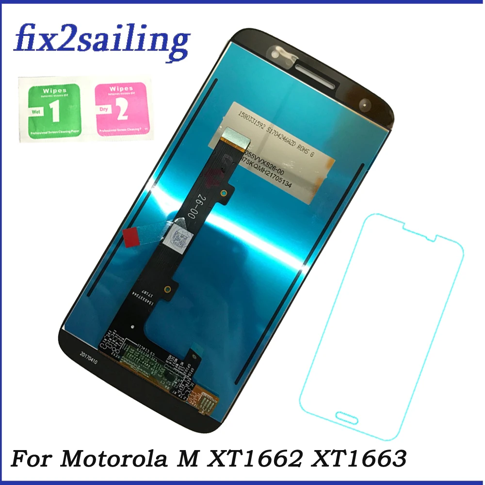 

LCD For Motorola Moto M XT1662 XT1663 LCD Display Touch Screen Digitizer Assembly For MOTO M phone Display