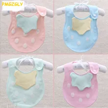 Милые детские нагрудники с рисунком из мультфильма для малышей, Детские Водонепроницаемые Слюнявчики, Хлопковое полотенце для детей 0-3 лет, одежда для кормления