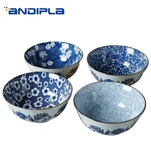 7 дюймов Цзиндэчжэнь обеденная чаша керамические фарфоровые художественные чаши салат ручной работы контейнер для лапши Кухня Посуда ремесла