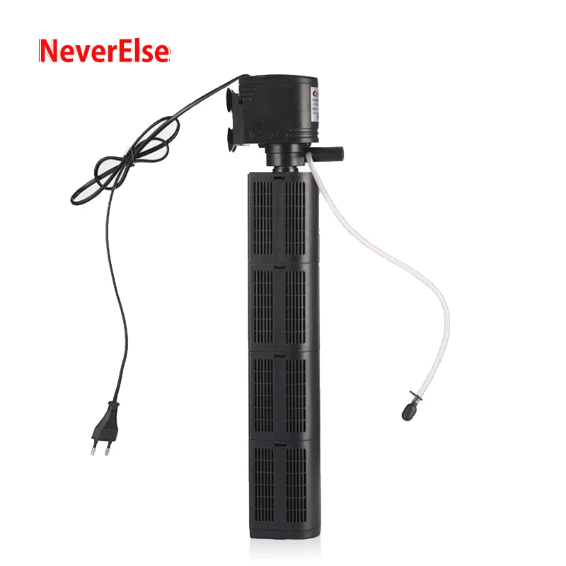 

Poweful Aquarium Filter 12/18/25/35W Submersible Fish Tank Air Pump, Spray Flow Biological Plus Power Filter Pump Water Purifier