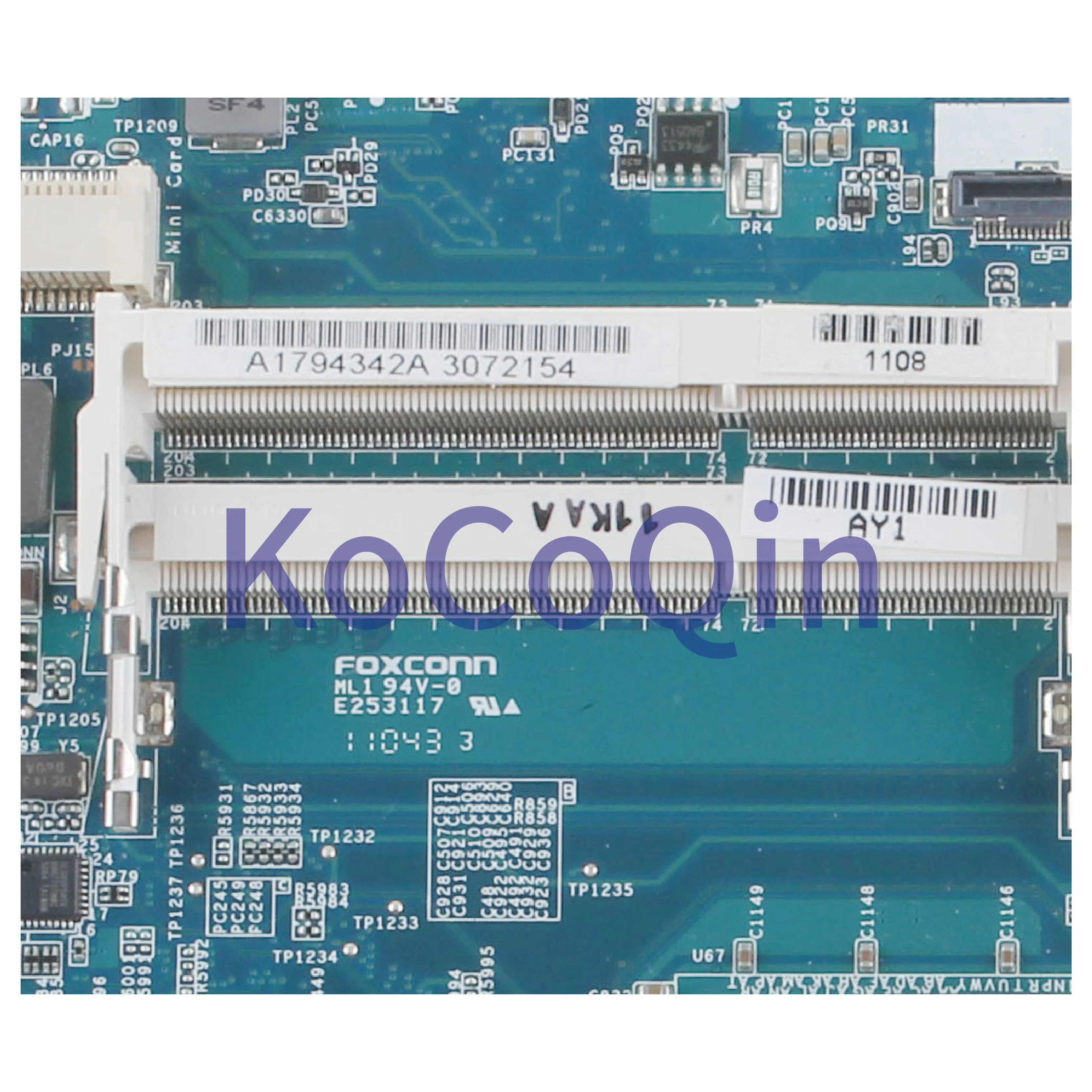 KoCoQin материнская плата для ноутбука SONY VPCEC PCG-9111L MBX-225 материнская плата A1794342A 1P-0106J02-8011 216-0774007 Оперативная память 512M HM55