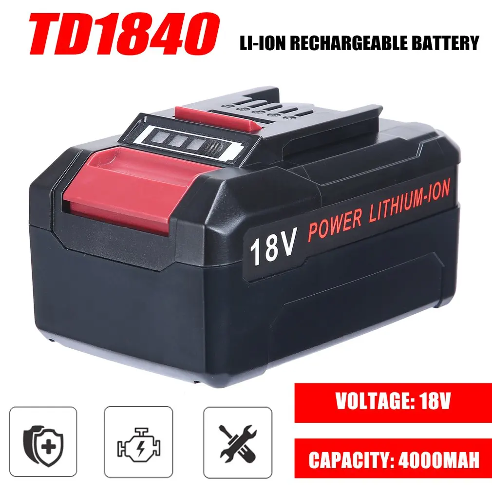 

Professional 18V 4000mah Li-ion Battery Replacement Battery for 18V Einhell Power Tool Battery with LED Digital Display