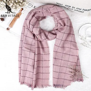

Scarves For Women Winter Warm Scarf Famous Brand Ponchos And Capes Gift For Dress Wool Scarfs High Quality Designer Casual