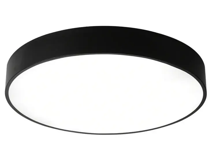 Plafoniere Con Telecomando : Montaggio superficiale lampada led plafoniere rotonde in bianco nero