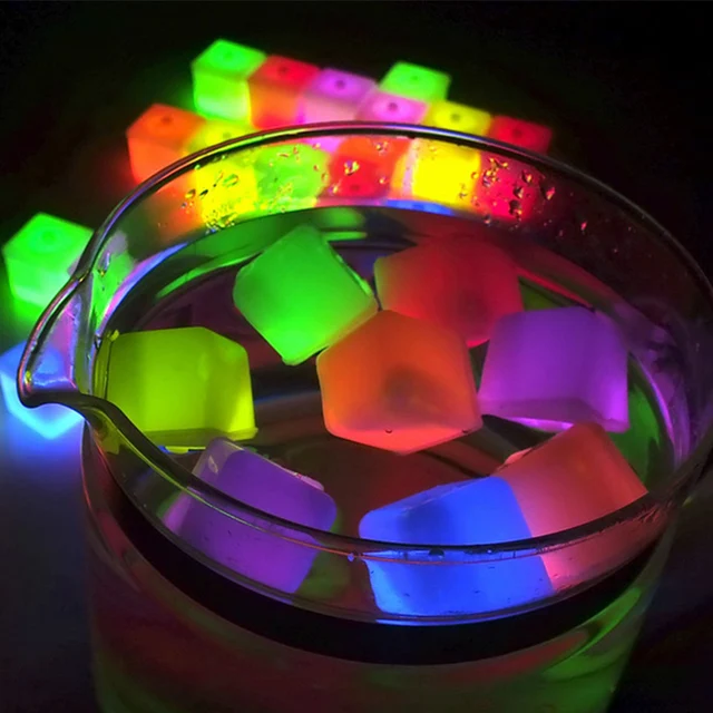 1 pc led party lights color changing led cubes glowing cubes