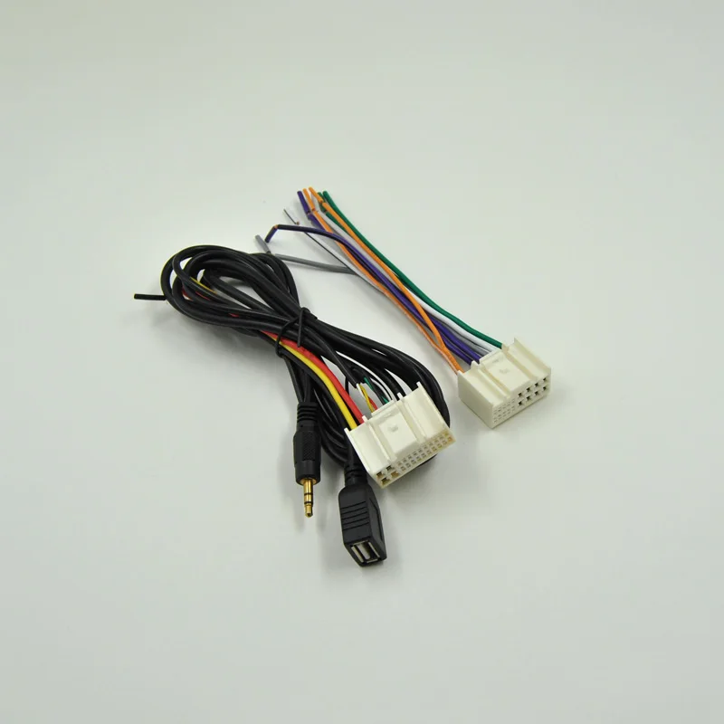 

For Hyundai IX35 Sonata 8 Kia Rio K2 K5 Lines To The Car CD Tail and AUX Tower USB Cable