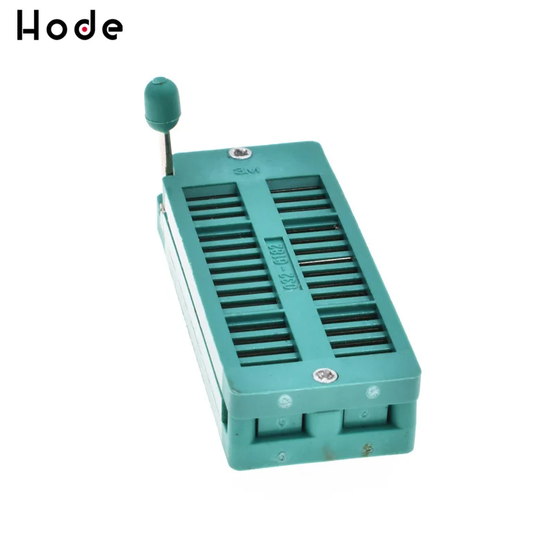 1 шт./лот 16 20 28 32 40 Pin 2 54 мм Green DIP Универсальный ZIF IC тестовый Тип паяльной