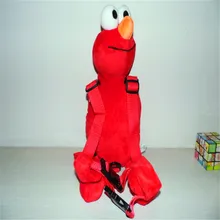 Красный Elmo приятель Голдбаг приятель рюкзаков плюшевая игрушка-рюкзак для малышей приятель