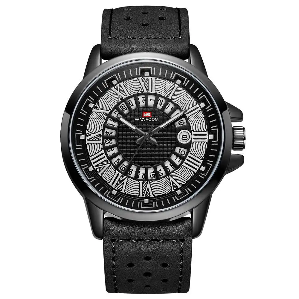 Rolex_watch VA VOOM модные часы мужские повседневные военные спортивные мужские часы Кварцевые аналоговые наручные часы Relogio Masculino - Цвет: VA-6013H