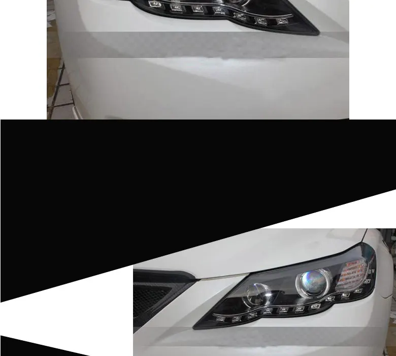 Автомобильный Стайлинг для Toyota Reiz светодиодный фары 2010-2013 фара в сборке поворотные огни DRL Объектив H7 спрятал bi xenon объектива