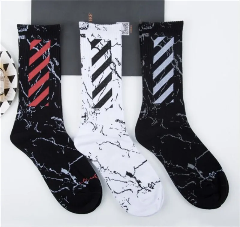 Slash Striped Pride Men Socks Streetwear Off Hipster Camo Unique Whitx