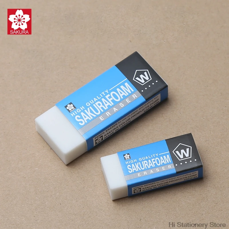 10Pcs/Set Sakura High Quality Sakurafoam Eraser Professional Drawing Eraser Rubber Pencil Eraser
