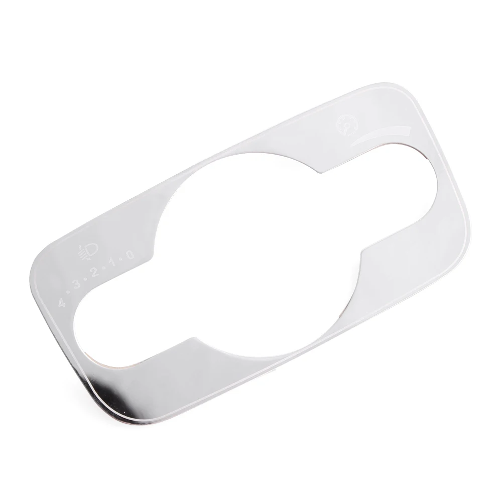 

Stainless Steel Car headlight switch decoration paillette headlight conversion switch stickers trim for Ford Fiesta Ecosport