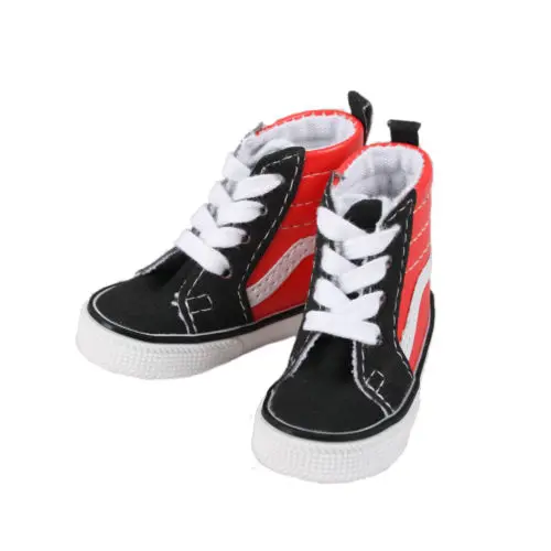 

[wamami]Black&Red Leather Covering High Shoes/Sneakers For 1/4 MSD BJD Dollfie