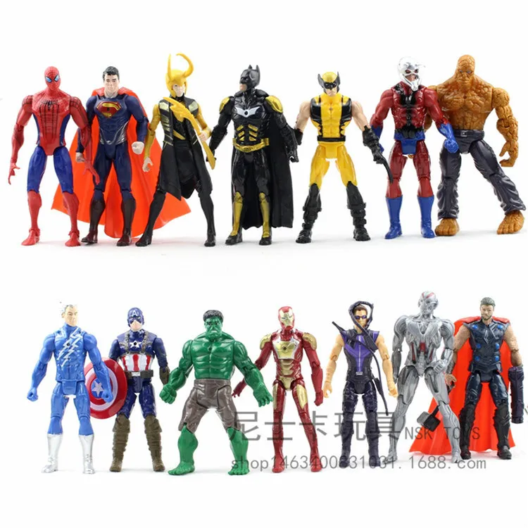 

Marvel Avengers Toy Iron Man Spider-Man Captain America Toy Doll Movable Doll