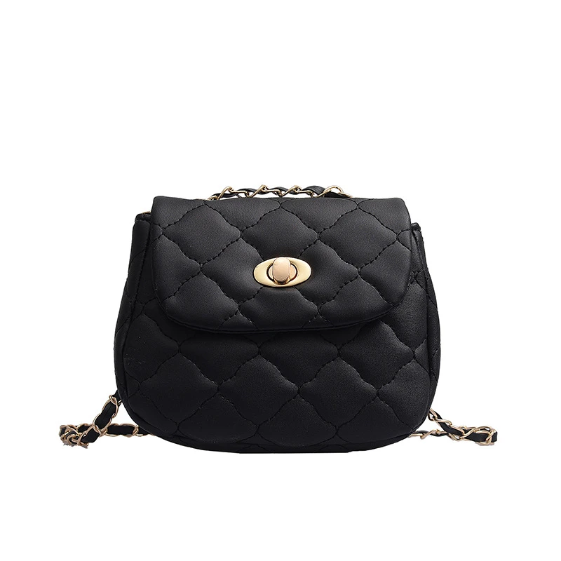 

Women's Shoulder Bag European and Korean Trend Rhombic Chain Fashion Wild 2019 Summer New Solid Color Simple Messenger Bag