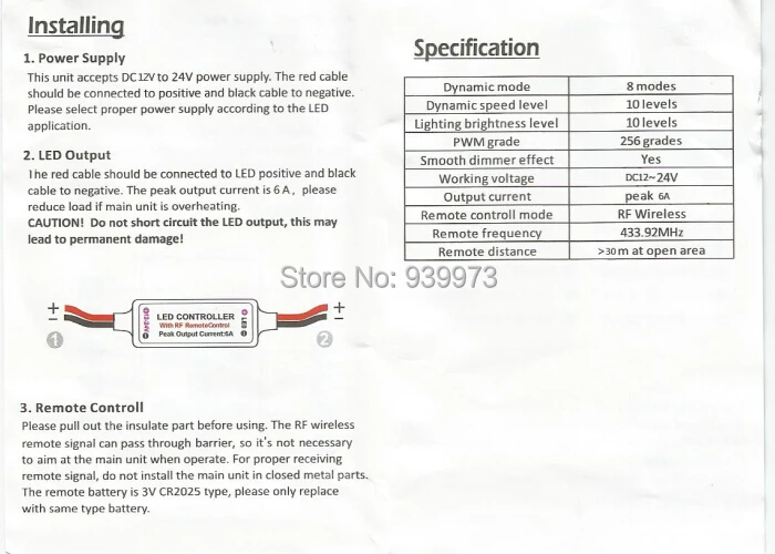RF пульт дистанционного управления H3 # R DC 12V 12A 11 клавиш мини Диммер для Led