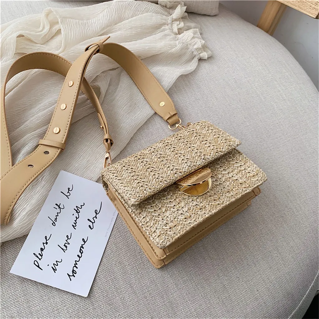 БАЛИЙСКАЯ сумка ручной работы Bolsa Feminina квадратная сумка с пряжкой из ротанга соломенные сумки Сумка ветряная Богемия пляжная Bolsa плетеная Сумка bolso paja