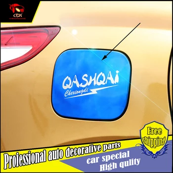 

For Nissan Qashqai 2016 car styling ABS Chrome Fuel Tank Cover Gas Tank Cap Fuel Cap Cover Trim Exterior Car Accessories