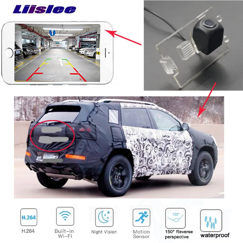 LiisLee HD дублирующая для парковки заднего вида wireles камера Jeep Liberty 2011 ~ 2015 CCD ночного