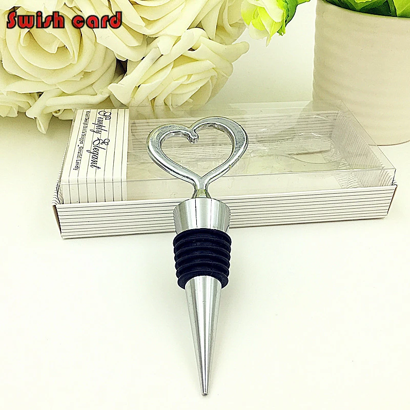 1pcs glass bottle stopper love heart wine stopper sealer bar supplies