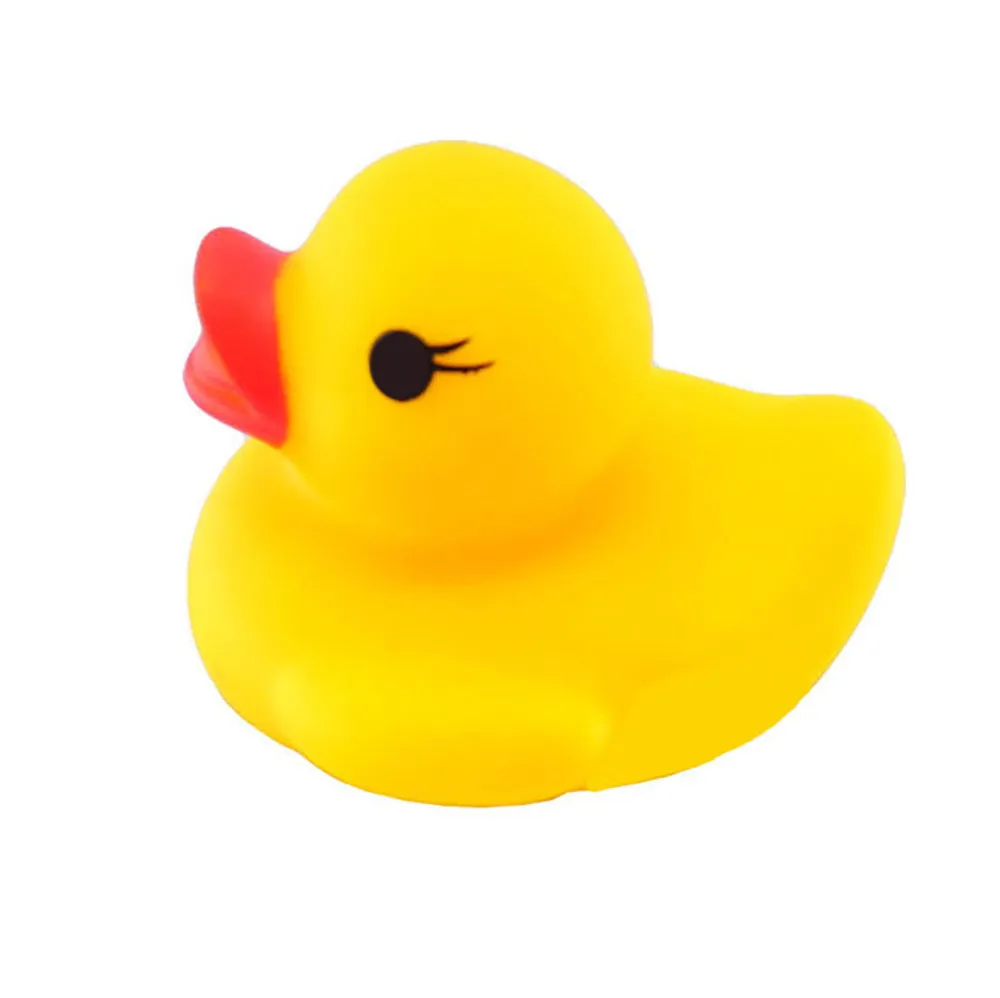 Игрушки для ванной 10 шт. сжимающая вызов резиновая утка Ducky Baby Shower День рождения ванная комната играть Забавный подарок для детей ребенок# P4