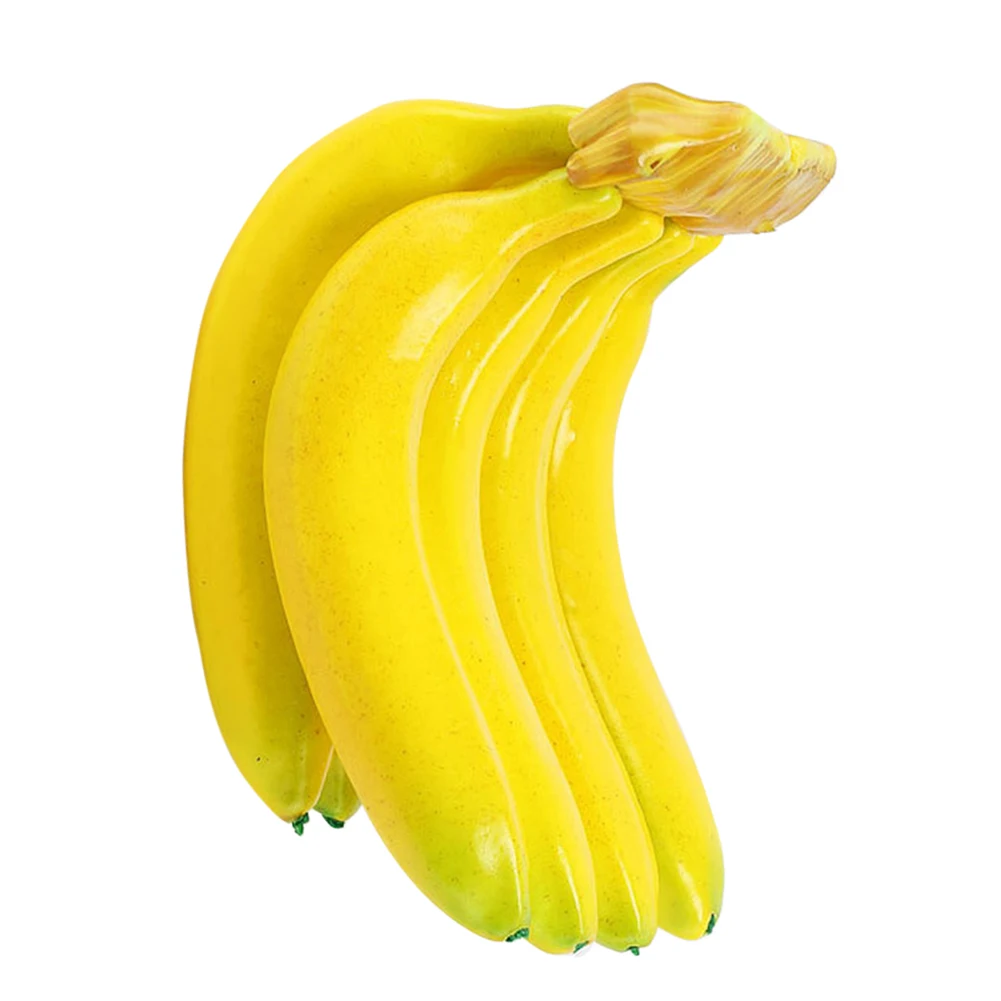 

3/7pcs Artificial Fruits Banana Fake Fruits Cognitive Teaching Aids EVA Plastic Fruit For Store Shop Display Decor Wedding Prop