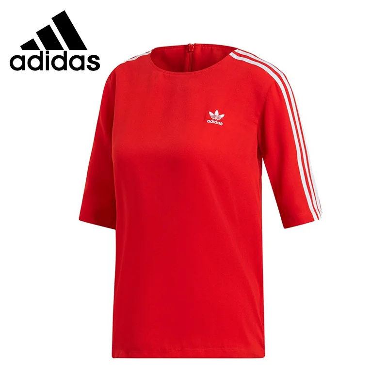 

Original New Arrival Adidas Originals 3 STRIPES TEE Women's T-shirts short sleeve Sportswear