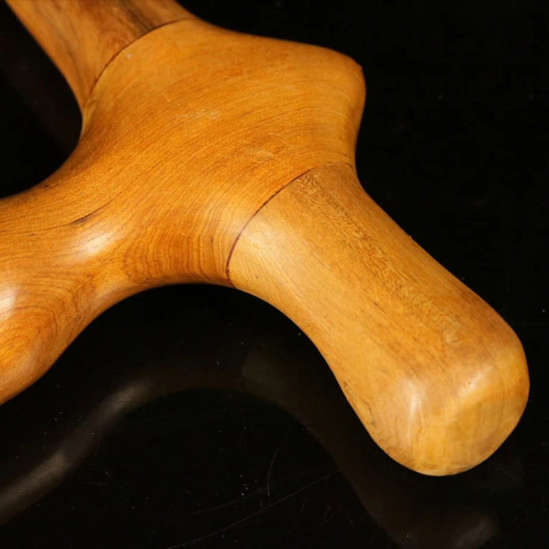 Вьетнамский ароматный деревянный ручной массаж ног точка акупунктуры палка большого размера сандалового дерева крест массажный молоток