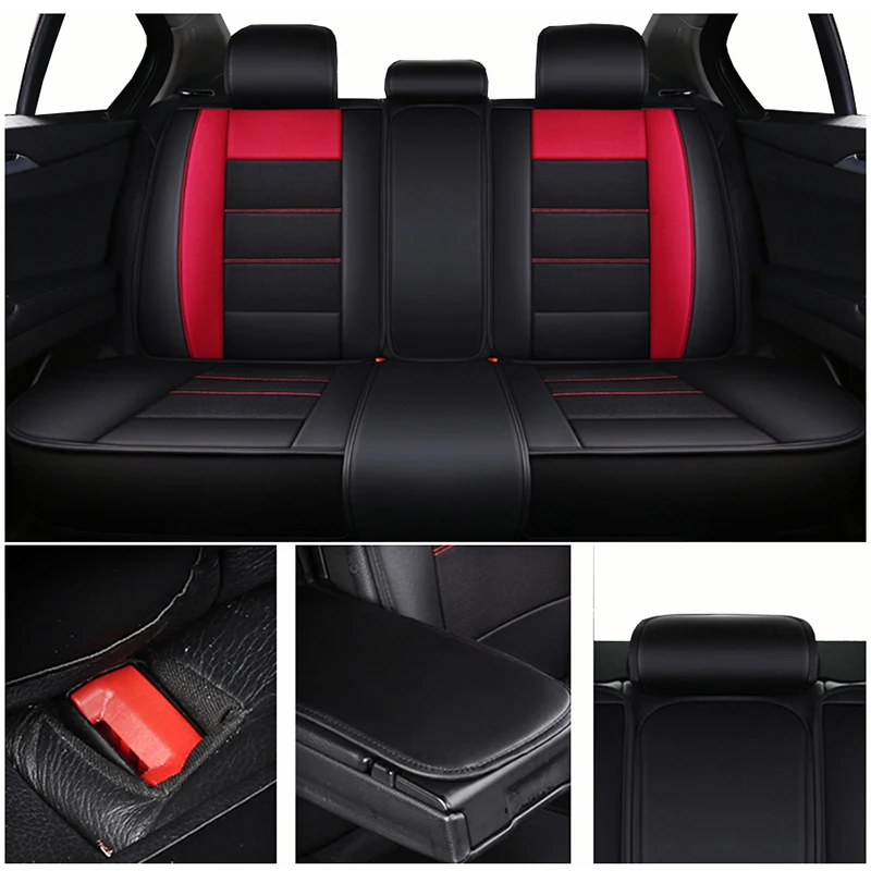 Кожаные и льняные чехлы для автомобильных сидений mitsubishi asx montero outlander 3 xl pajero 2 4 full