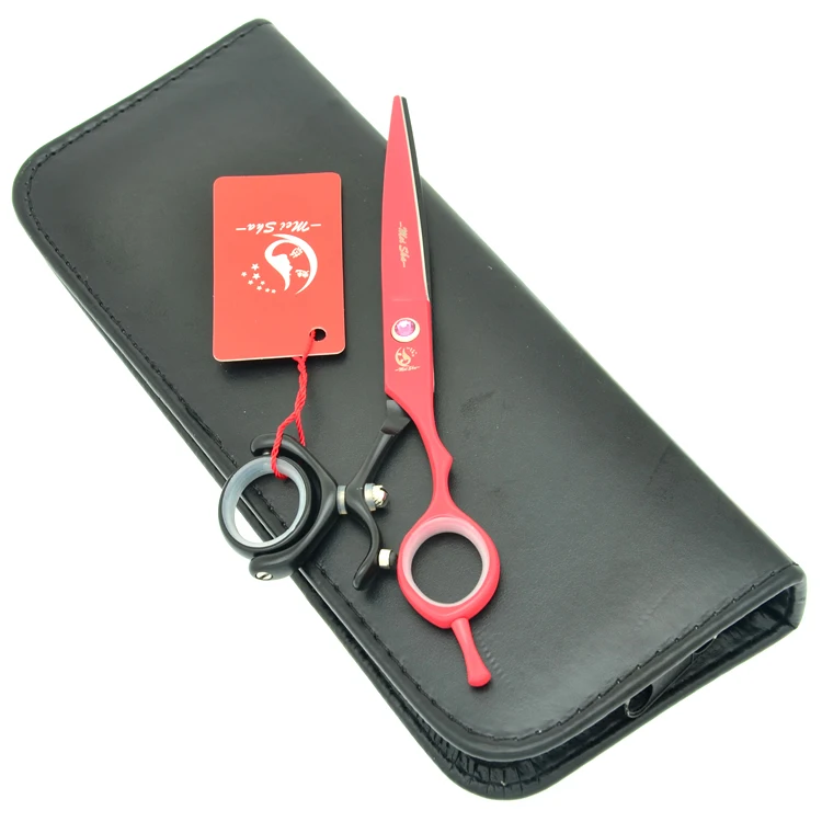 Meisha 6 дюймов Япония 440c парикмахерские ножницы набор 360 градусов вращения парикмахерские прореживающие ножницы HA0349