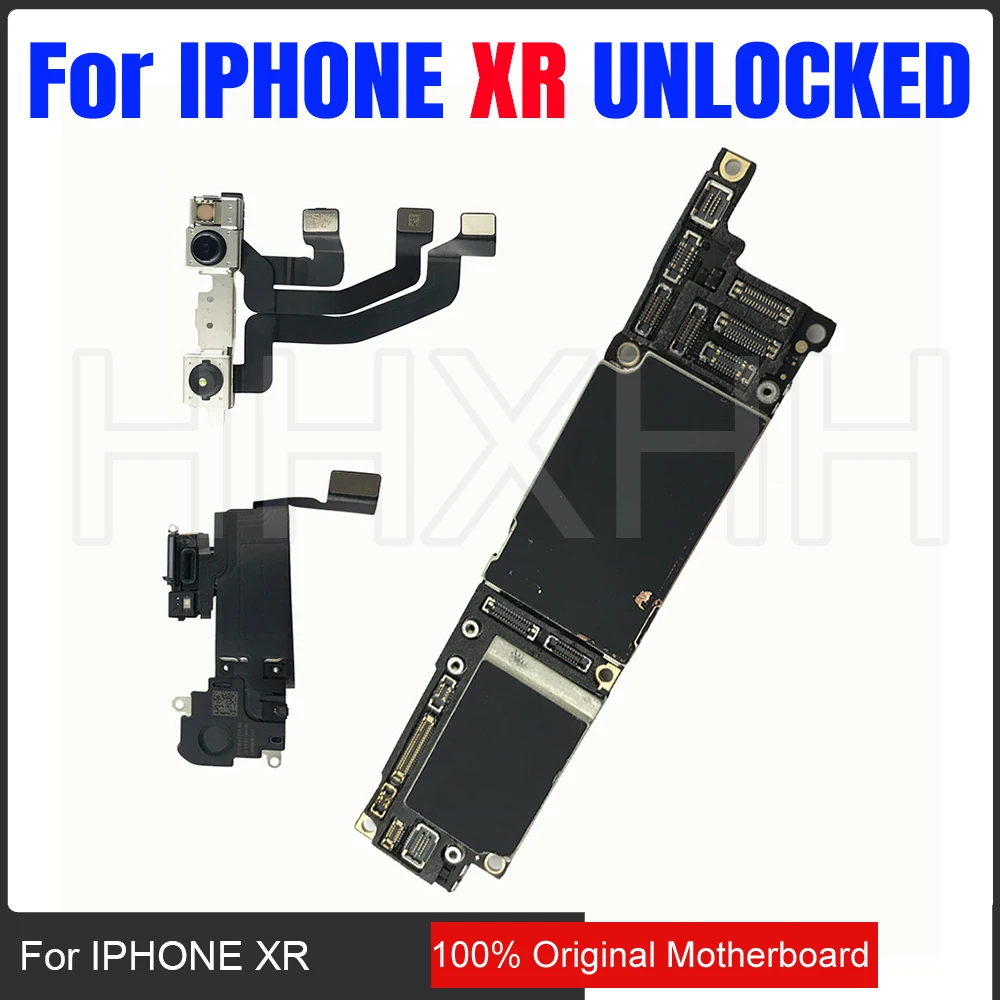 

For iphone XR motherboard unlocked new IOS update logic board XR original replaced board 64GB/256GB/128GB mainboard