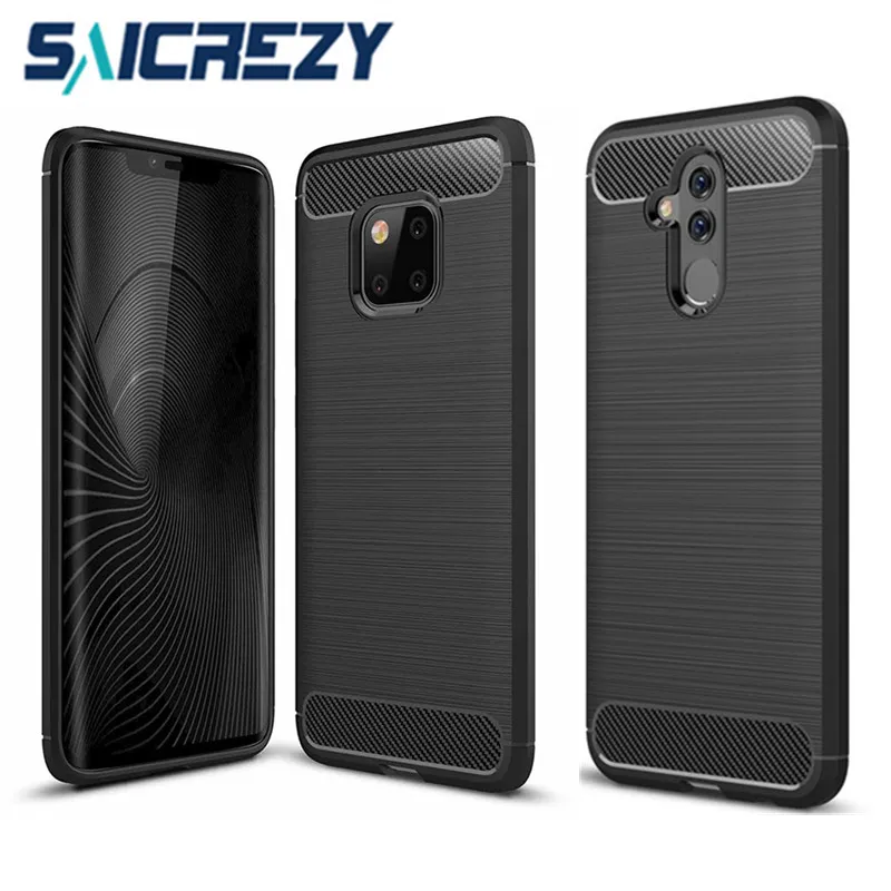 

For Huawei mate 20 Pro case Shockproof Coque fundas for Huawei mate 20 lite Case Soft silicone Hybrid Armor Phone Cover bumper