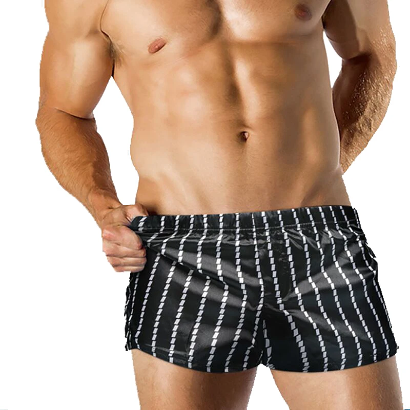 new men striped pyjamas shorts hombre casual home sleepwear male sleep